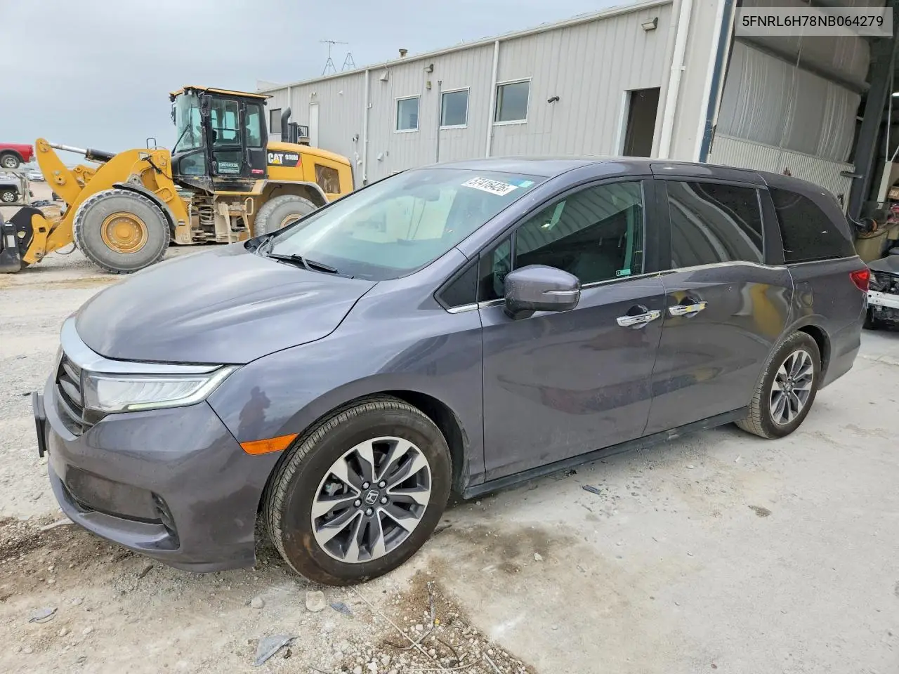 2022 Honda Odyssey Exl VIN: 5FNRL6H78NB064279 Lot: 57416426