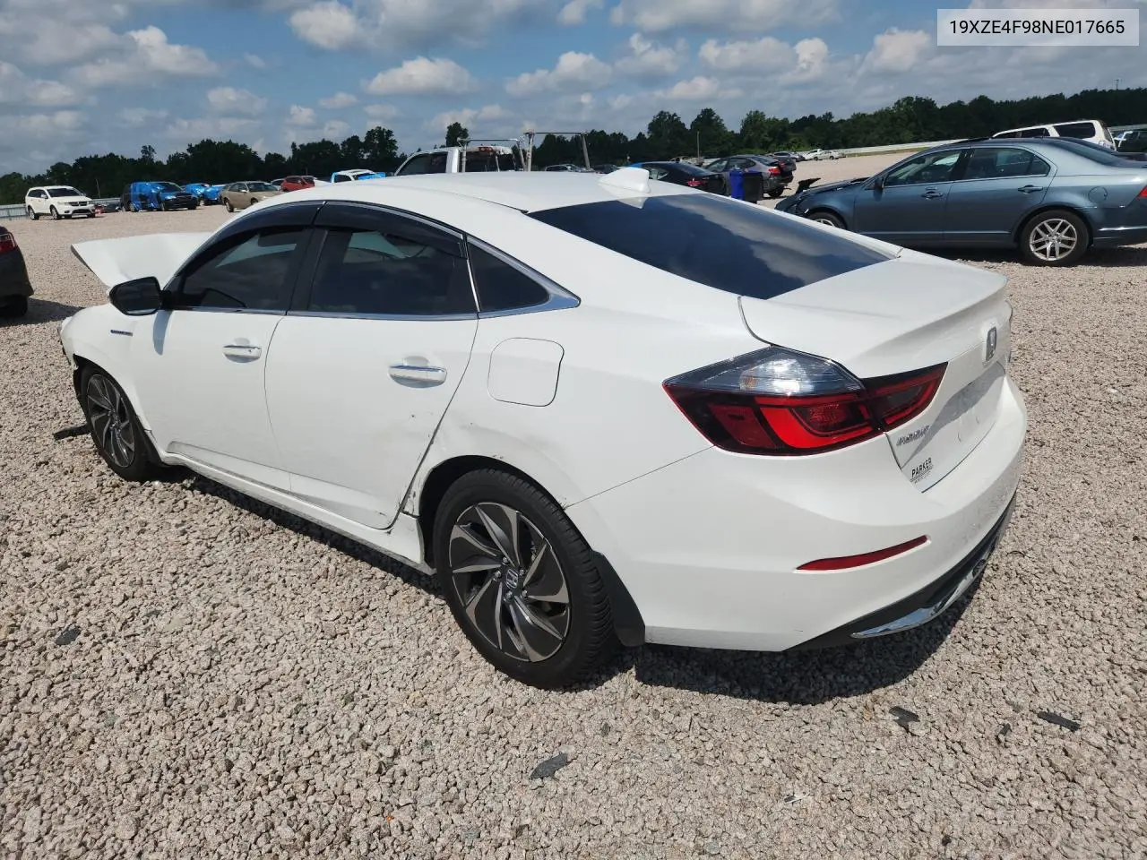2022 Honda Insight Touring VIN: 19XZE4F98NE017665 Lot: 58185976