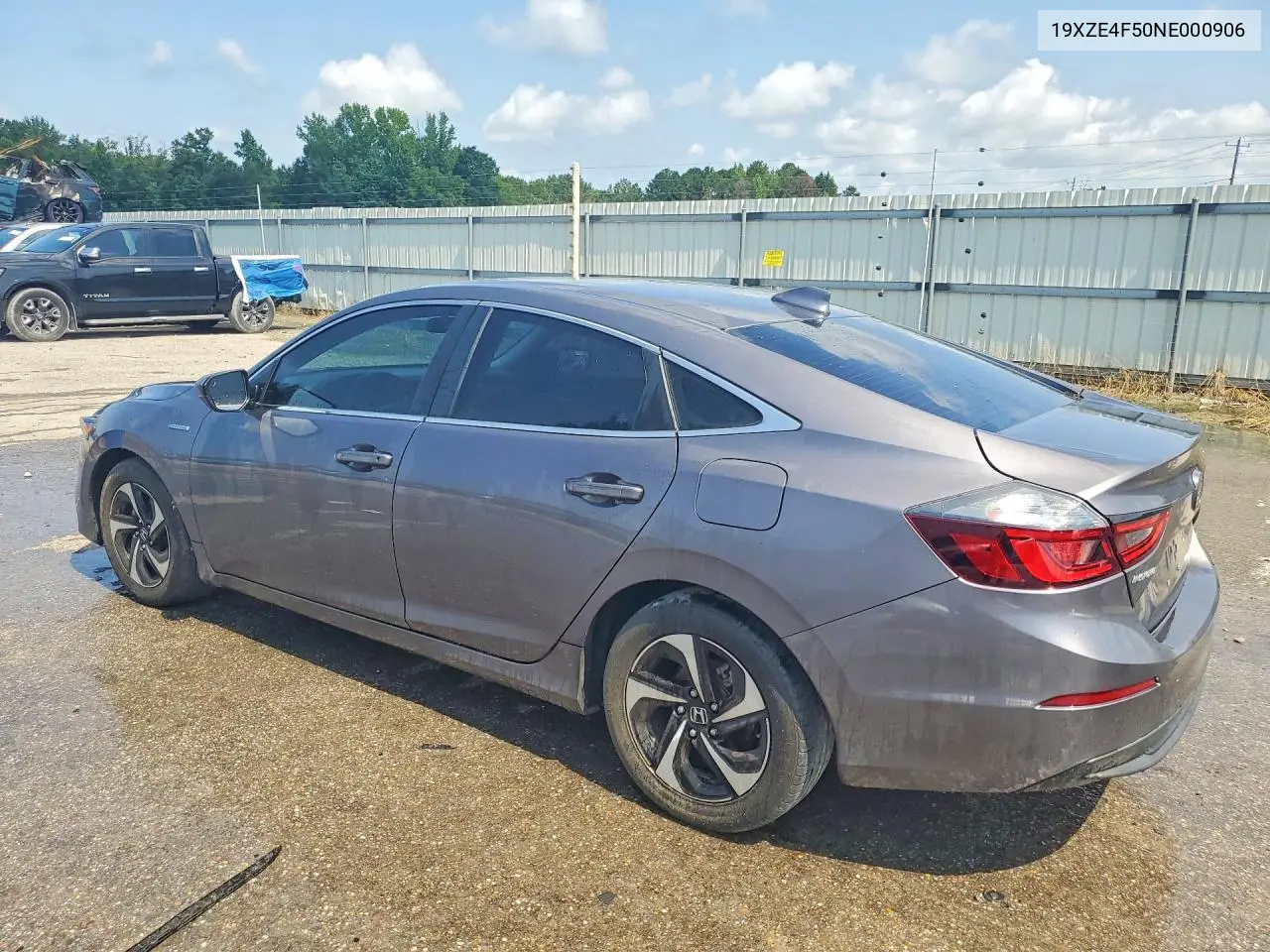 2022 Honda Insight Ex VIN: 19XZE4F50NE000906 Lot: 58623406