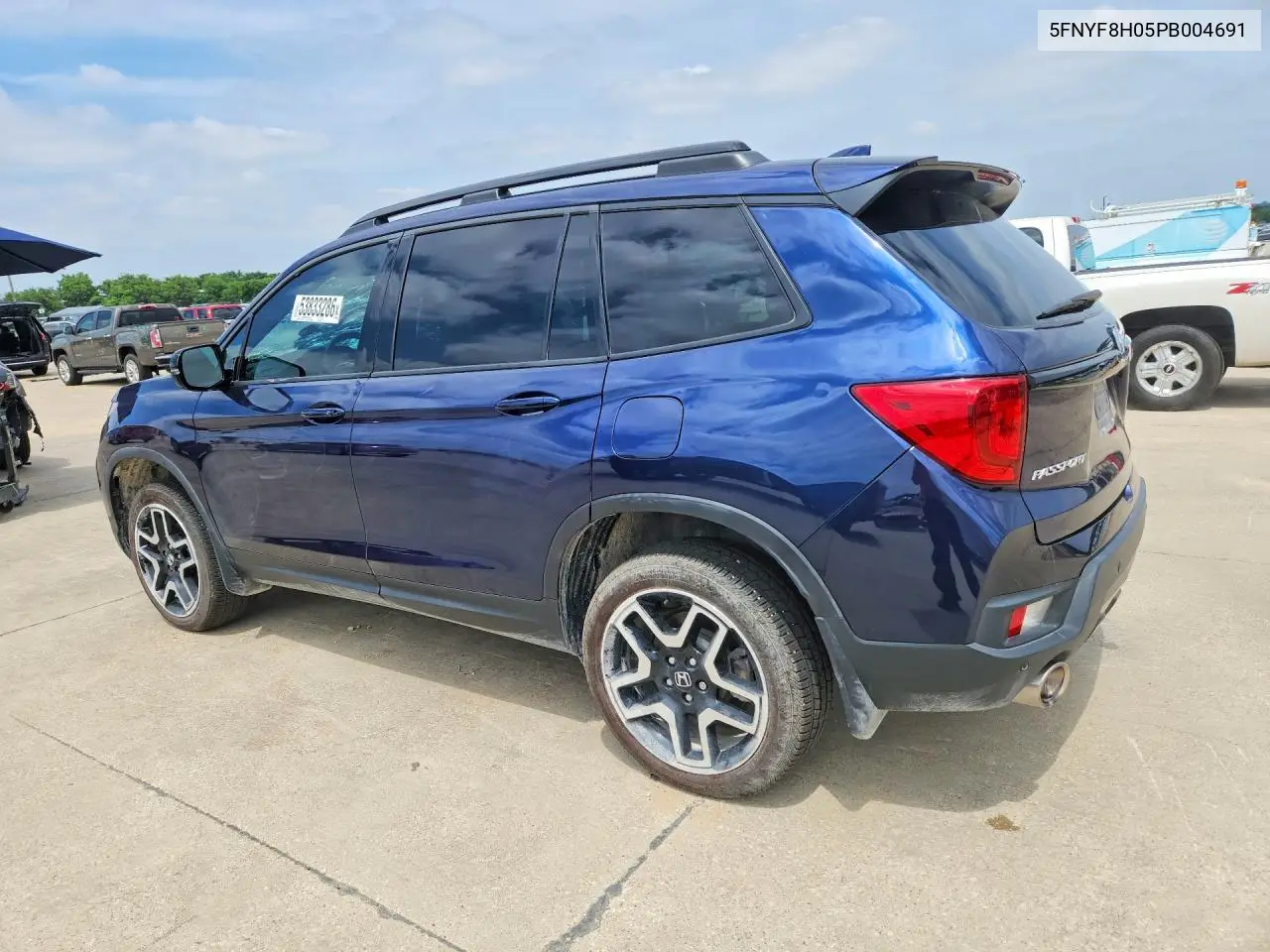 2023 Honda Passport Elite VIN: 5FNYF8H05PB004691 Lot: 53833286