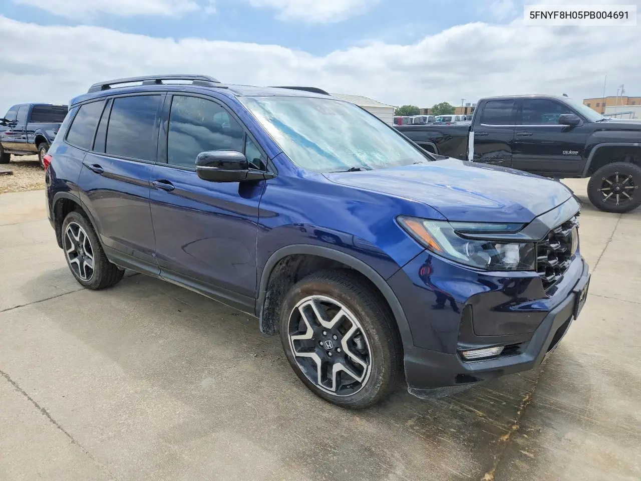 2023 Honda Passport Elite VIN: 5FNYF8H05PB004691 Lot: 53833286