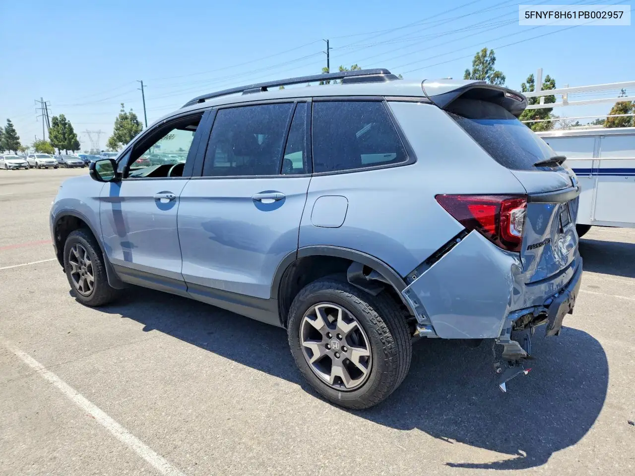 2023 Honda Passport Trail Sport VIN: 5FNYF8H61PB002957 Lot: 56494266