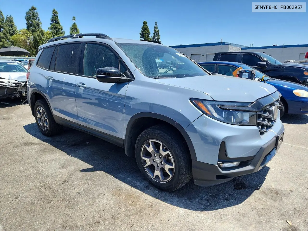 2023 Honda Passport Trail Sport VIN: 5FNYF8H61PB002957 Lot: 56494266