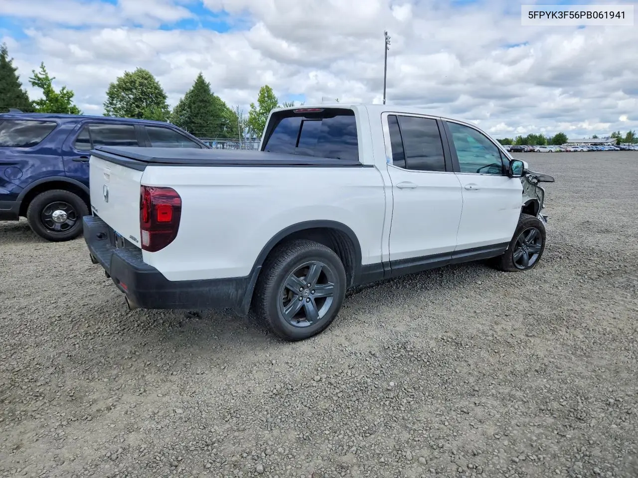 2023 Honda Ridgeline Rtl VIN: 5FPYK3F56PB061941 Lot: 56530056