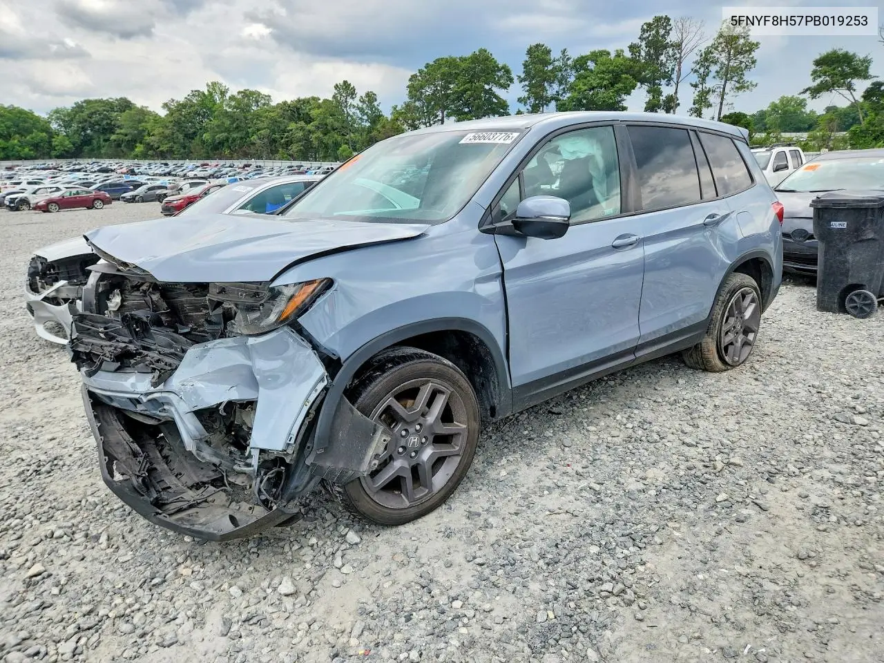 2023 Honda Passport Exl VIN: 5FNYF8H57PB019253 Lot: 56603776