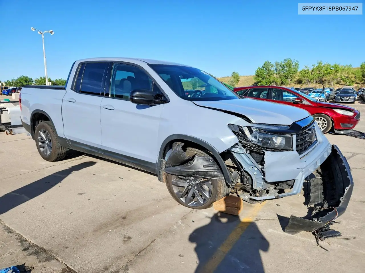 2023 Honda Ridgeline Sport VIN: 5FPYK3F18PB067947 Lot: 56806986