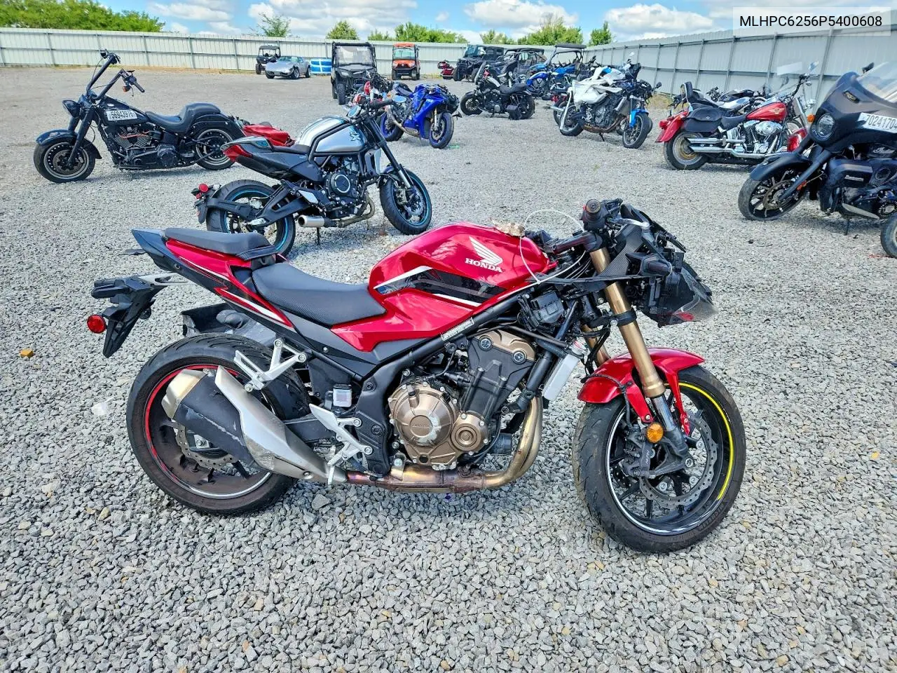 2023 Honda Cbr500 Ra VIN: MLHPC6256P5400608 Lot: 56996406