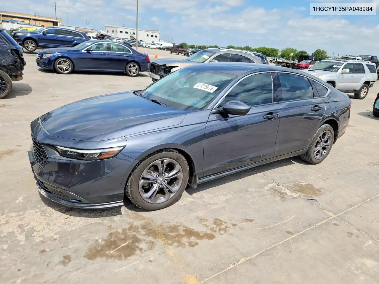 2023 Honda Accord Ex VIN: 1HGCY1F35PA048984 Lot: 57815916