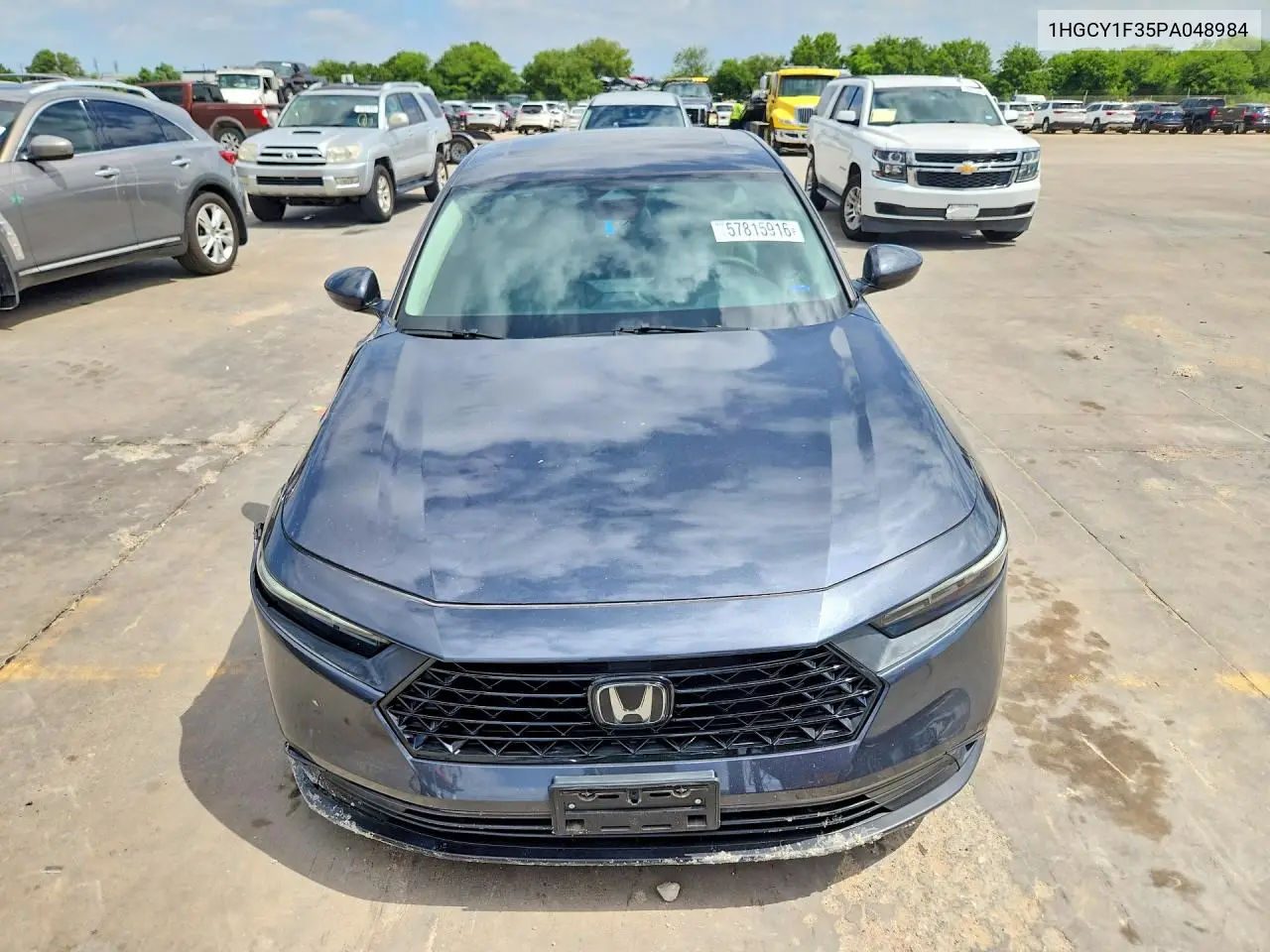 2023 Honda Accord Ex VIN: 1HGCY1F35PA048984 Lot: 57815916