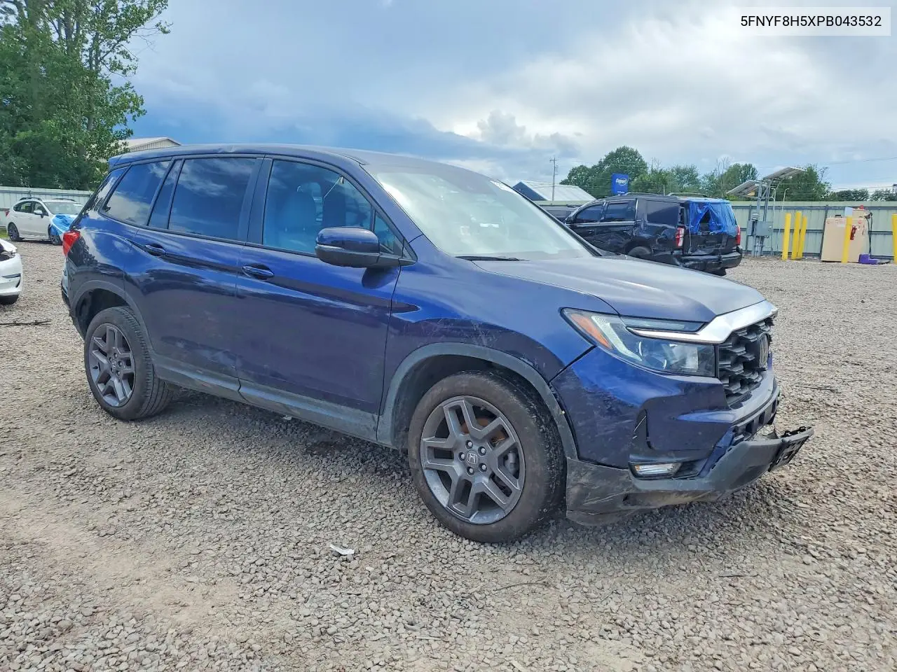 2023 Honda Passport Exl VIN: 5FNYF8H5XPB043532 Lot: 58117266