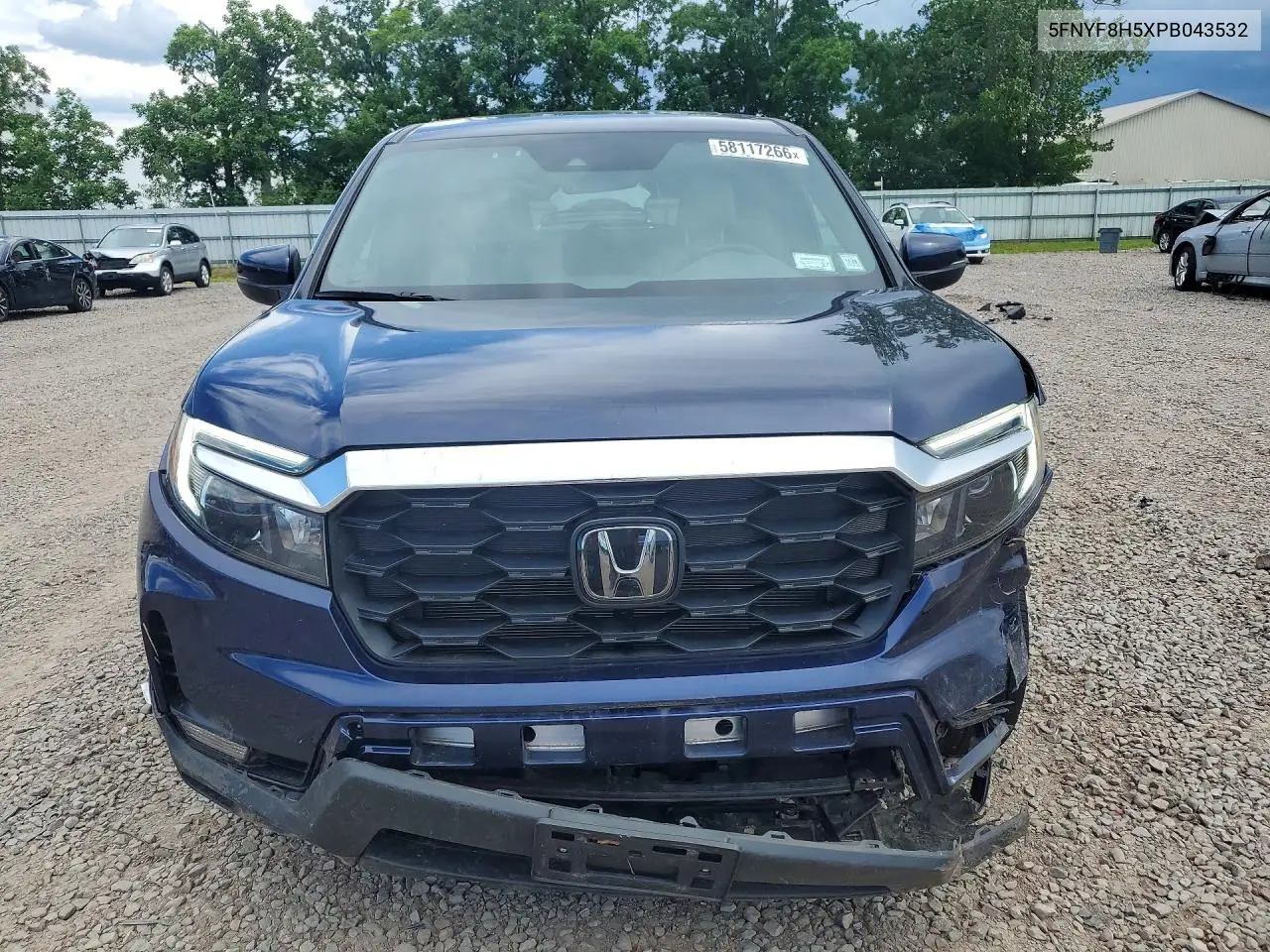 2023 Honda Passport Exl VIN: 5FNYF8H5XPB043532 Lot: 58117266