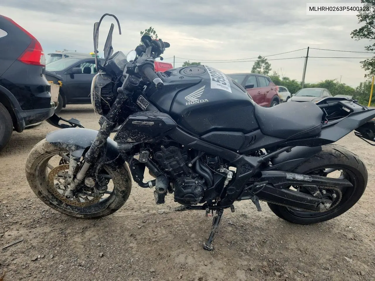 2023 Honda Cb650 Ra VIN: MLHRH0263P5400128 Lot: 59250606
