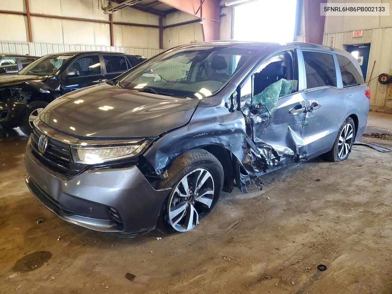 2023 Honda Odyssey Touring VIN: 5FNRL6H86PB002133 Lot: 60045506