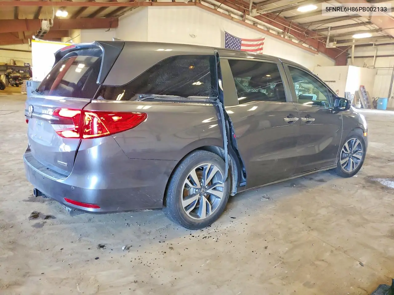 2023 Honda Odyssey Touring VIN: 5FNRL6H86PB002133 Lot: 60045506
