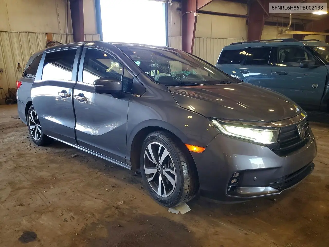2023 Honda Odyssey Touring VIN: 5FNRL6H86PB002133 Lot: 60045506