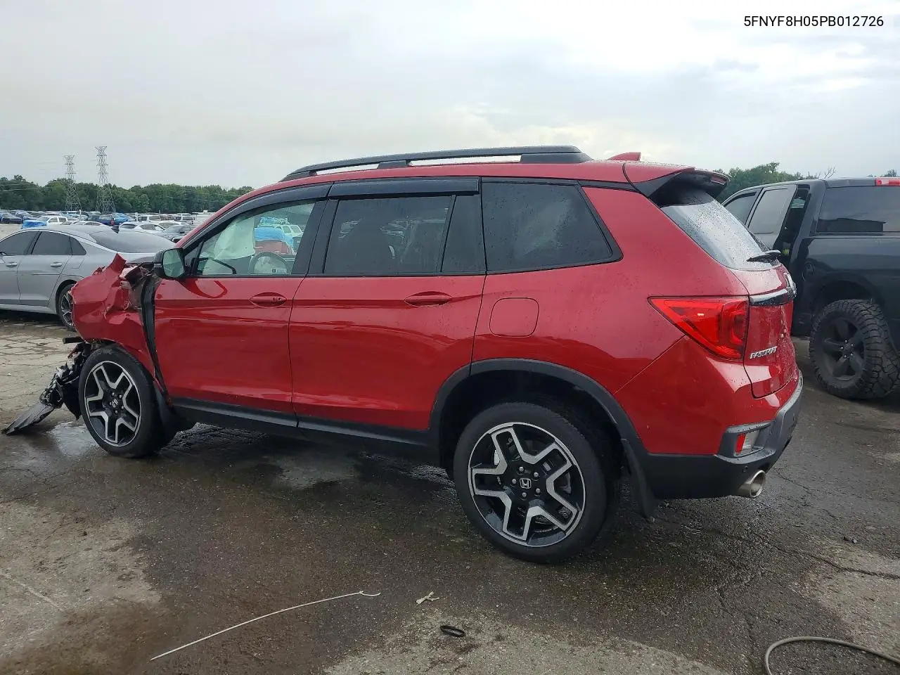 2023 Honda Passport Elite VIN: 5FNYF8H05PB012726 Lot: 60181856