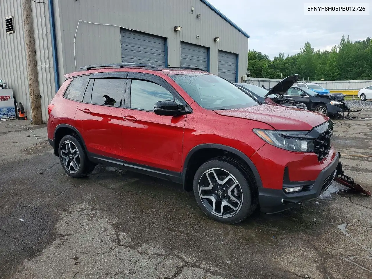 2023 Honda Passport Elite VIN: 5FNYF8H05PB012726 Lot: 60181856