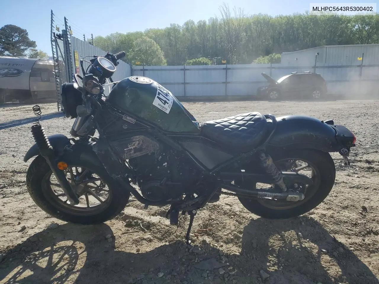 2024 Honda Cmx500 A VIN: MLHPC5643R5300402 Lot: 47436316