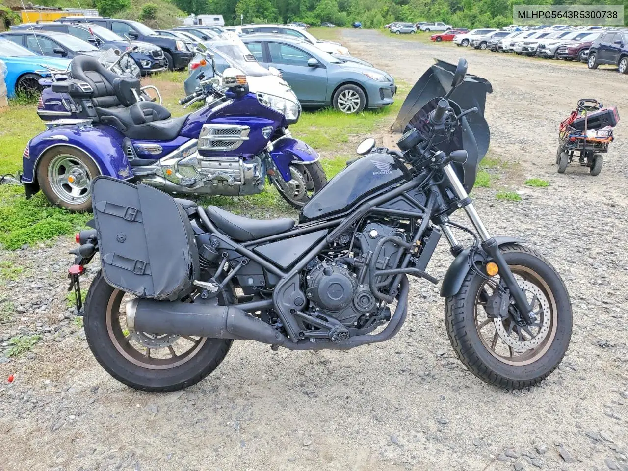 2024 Honda Cmx500 A VIN: MLHPC5643R5300738 Lot: 55528626