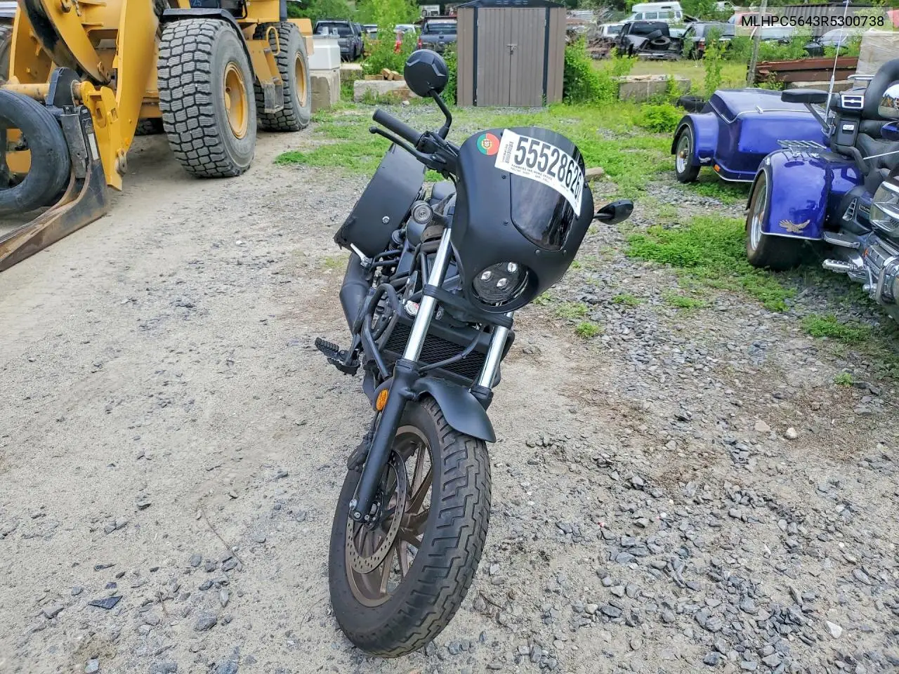 2024 Honda Cmx500 A VIN: MLHPC5643R5300738 Lot: 55528626