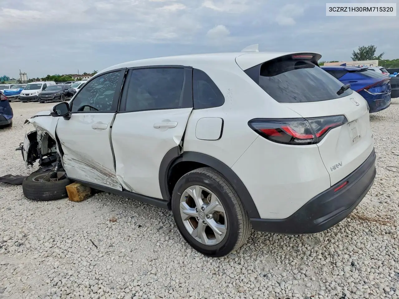 2024 Honda Hr-V Lx VIN: 3CZRZ1H30RM715320 Lot: 56742636