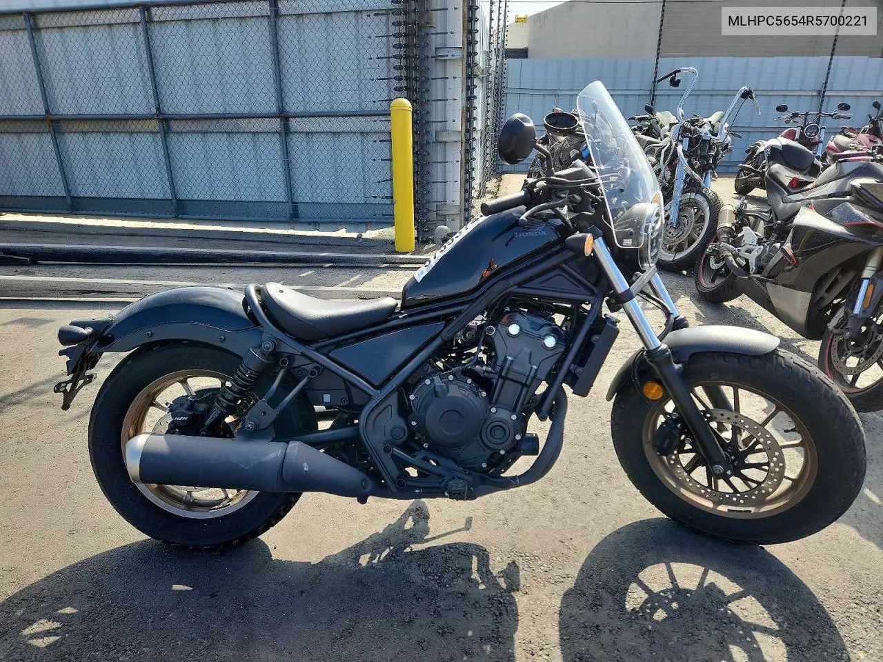 2024 Honda Cmx500 A VIN: MLHPC5654R5700221 Lot: 57593746