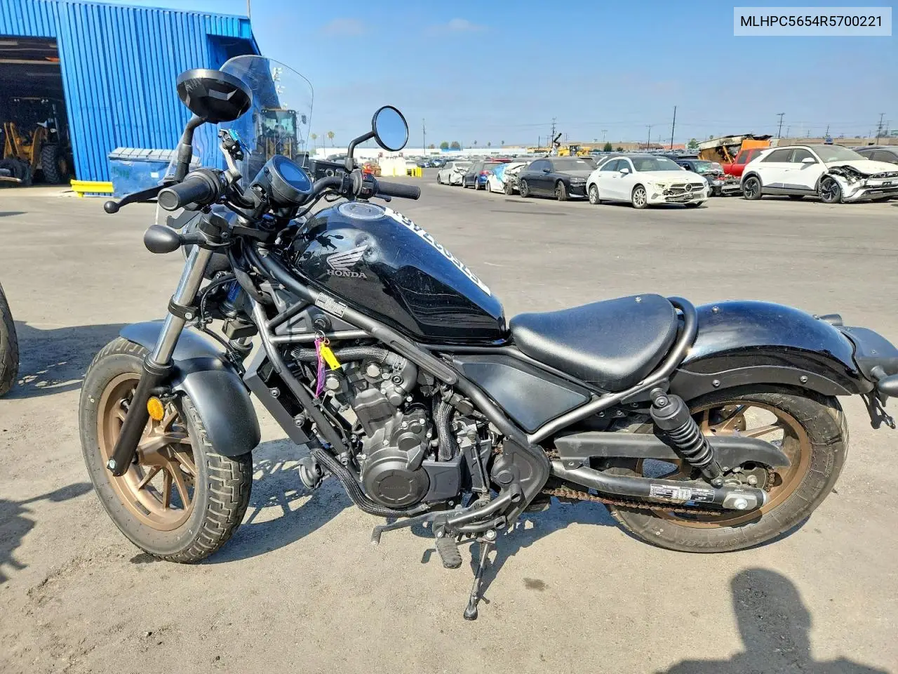 2024 Honda Cmx500 A VIN: MLHPC5654R5700221 Lot: 57593746