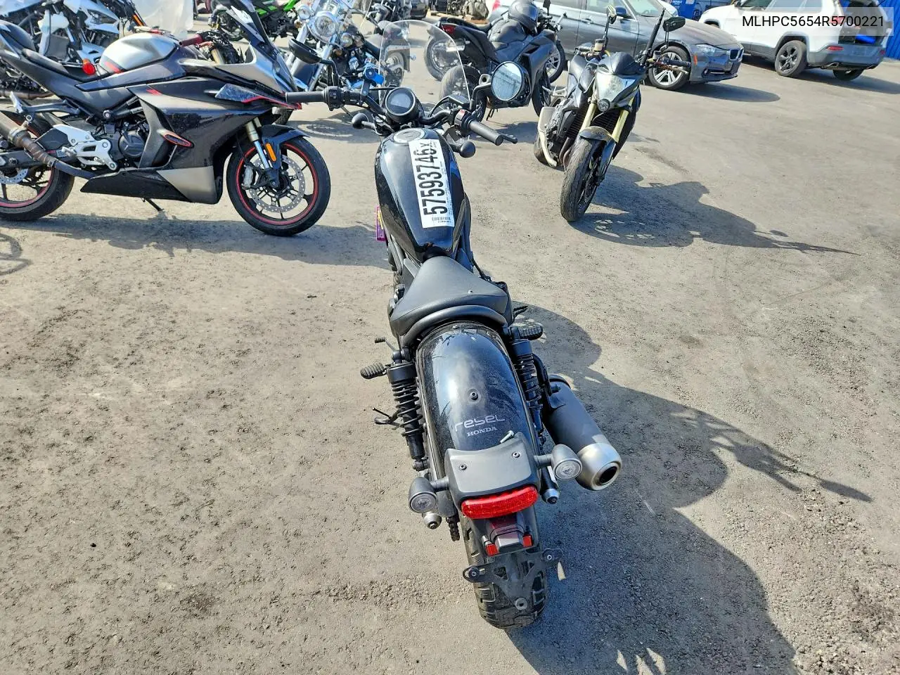 2024 Honda Cmx500 A VIN: MLHPC5654R5700221 Lot: 57593746