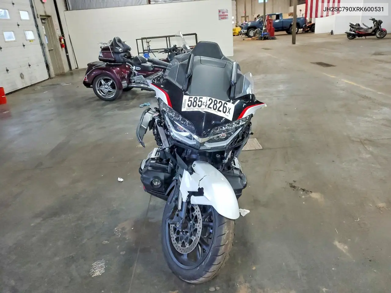 2024 Honda Gl1800 VIN: JH2SC790XRK600531 Lot: 58542826