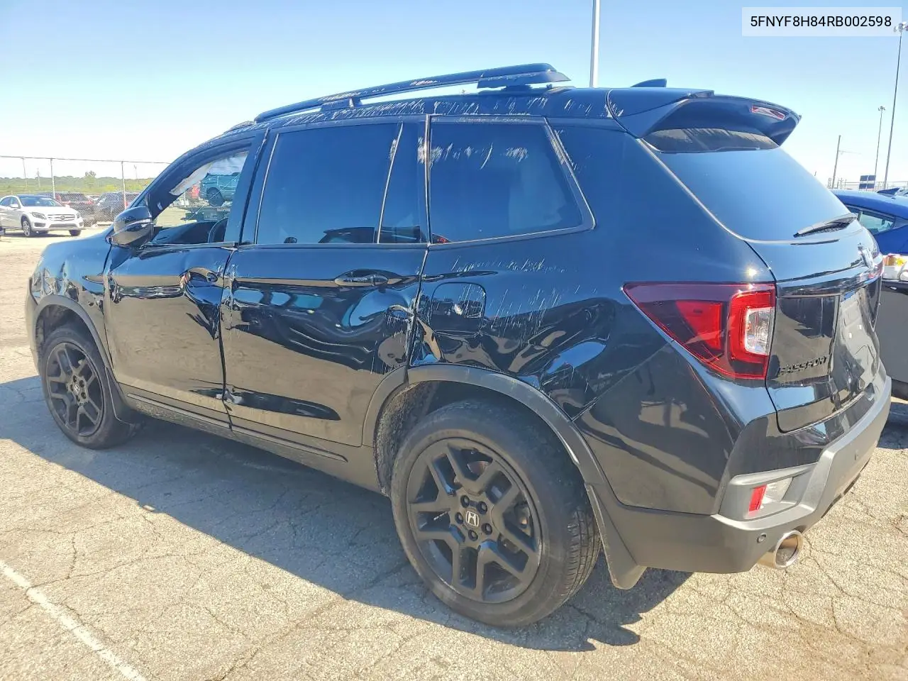 2024 Honda Passport Black Edition VIN: 5FNYF8H84RB002598 Lot: 58569996