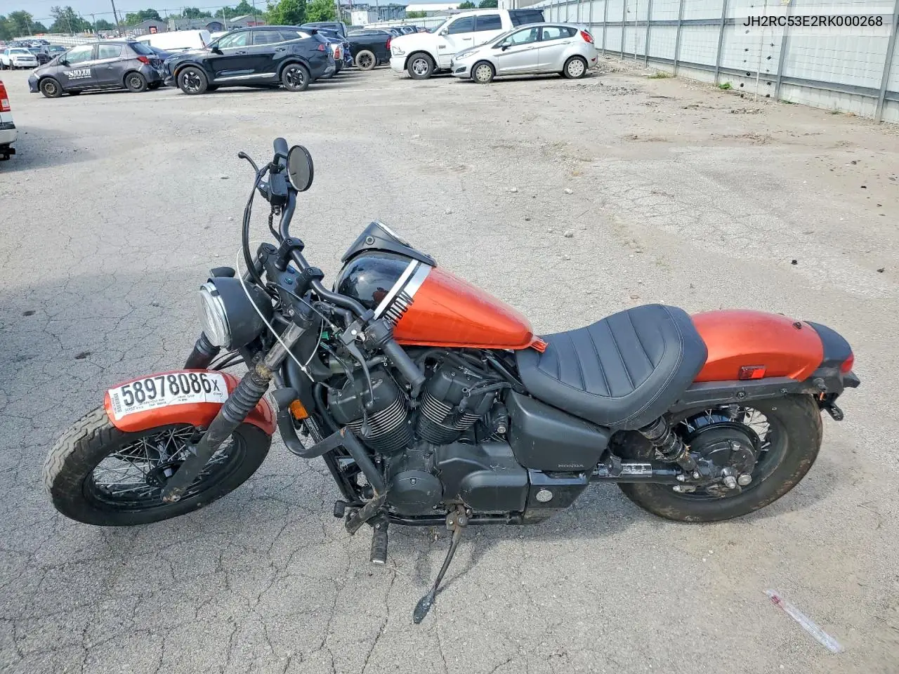 2024 Honda Vt750 C2B VIN: JH2RC53E2RK000268 Lot: 58978086