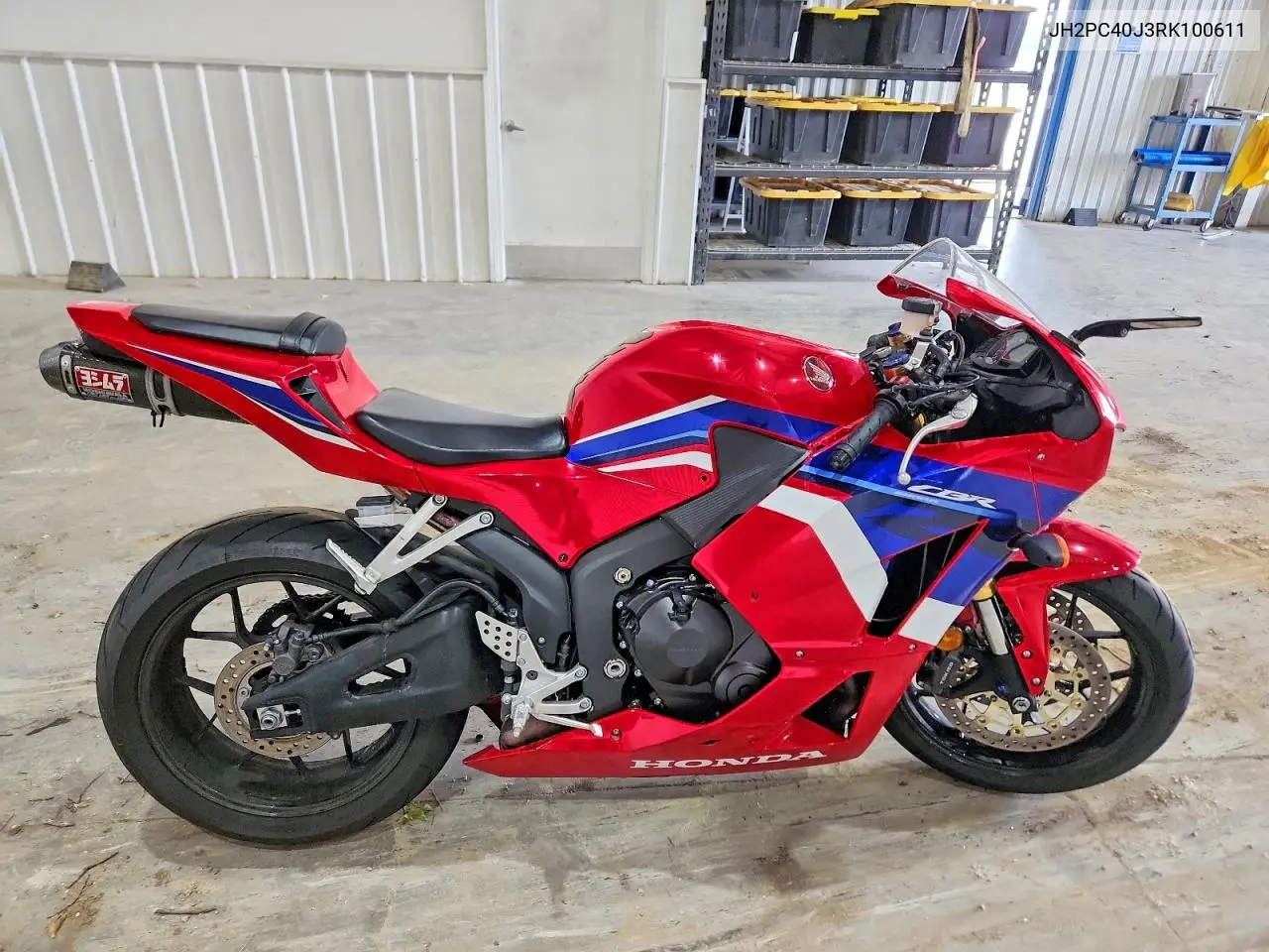 2024 Honda Cbr600 Rr VIN: JH2PC40J3RK100611 Lot: 59085166
