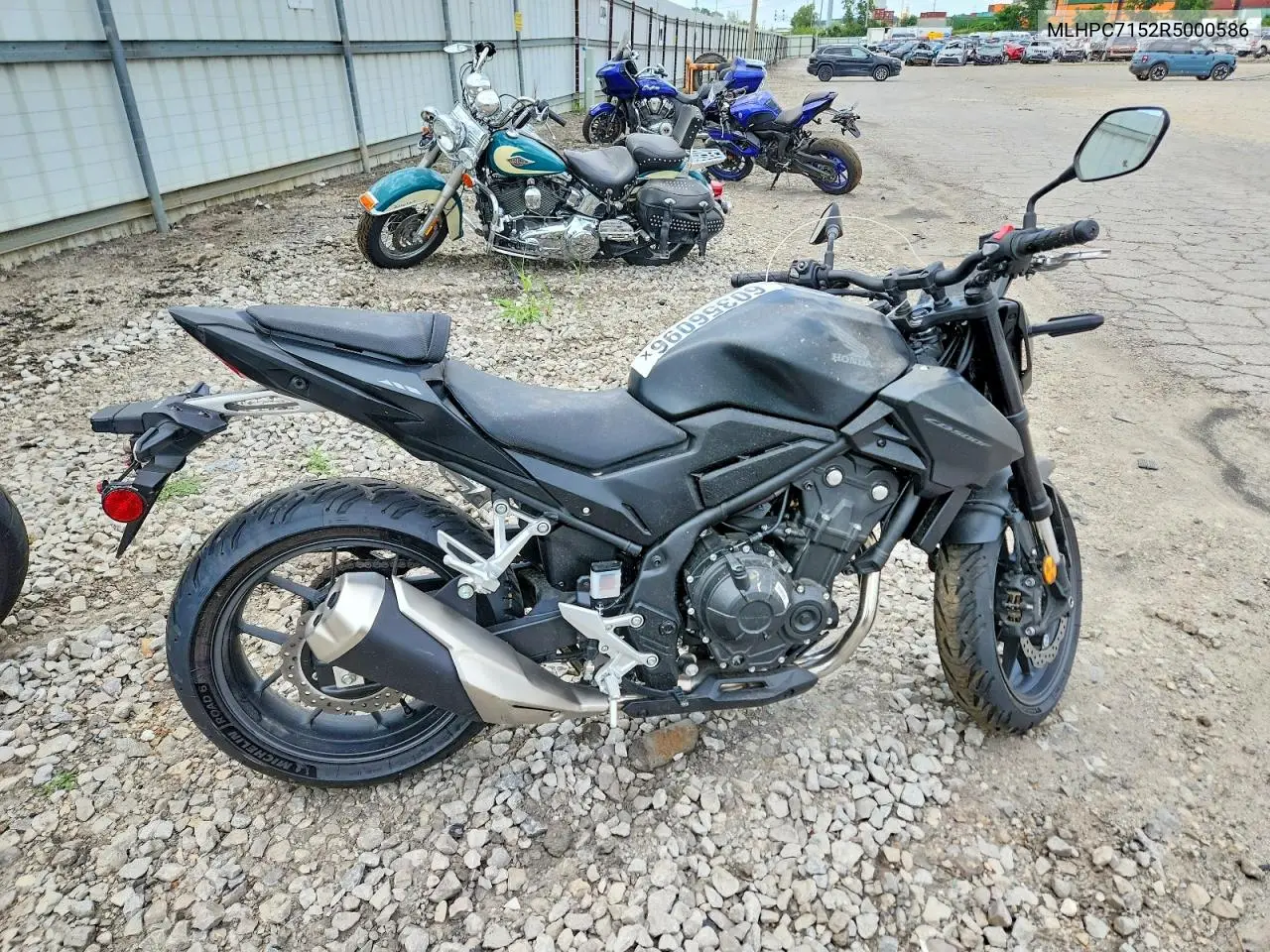 2024 Honda Cb500 F VIN: MLHPC7152R5000586 Lot: 60356096