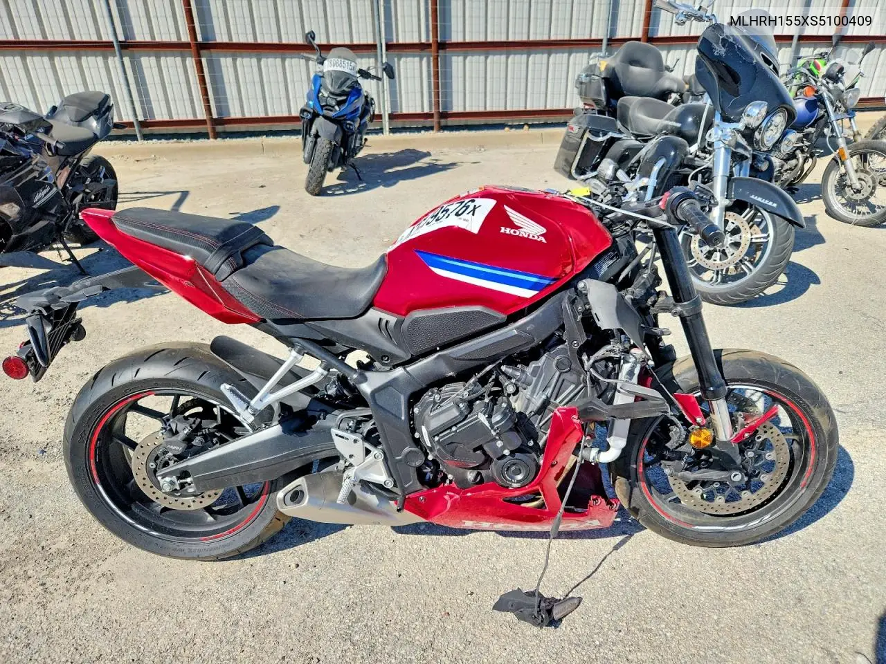 2025 Honda Cbr650 R VIN: MLHRH155XS5100409 Lot: 47749576
