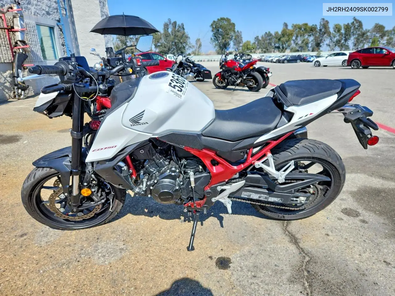 2025 Honda Cb750 A VIN: JH2RH2409SK002799 Lot: 53651226