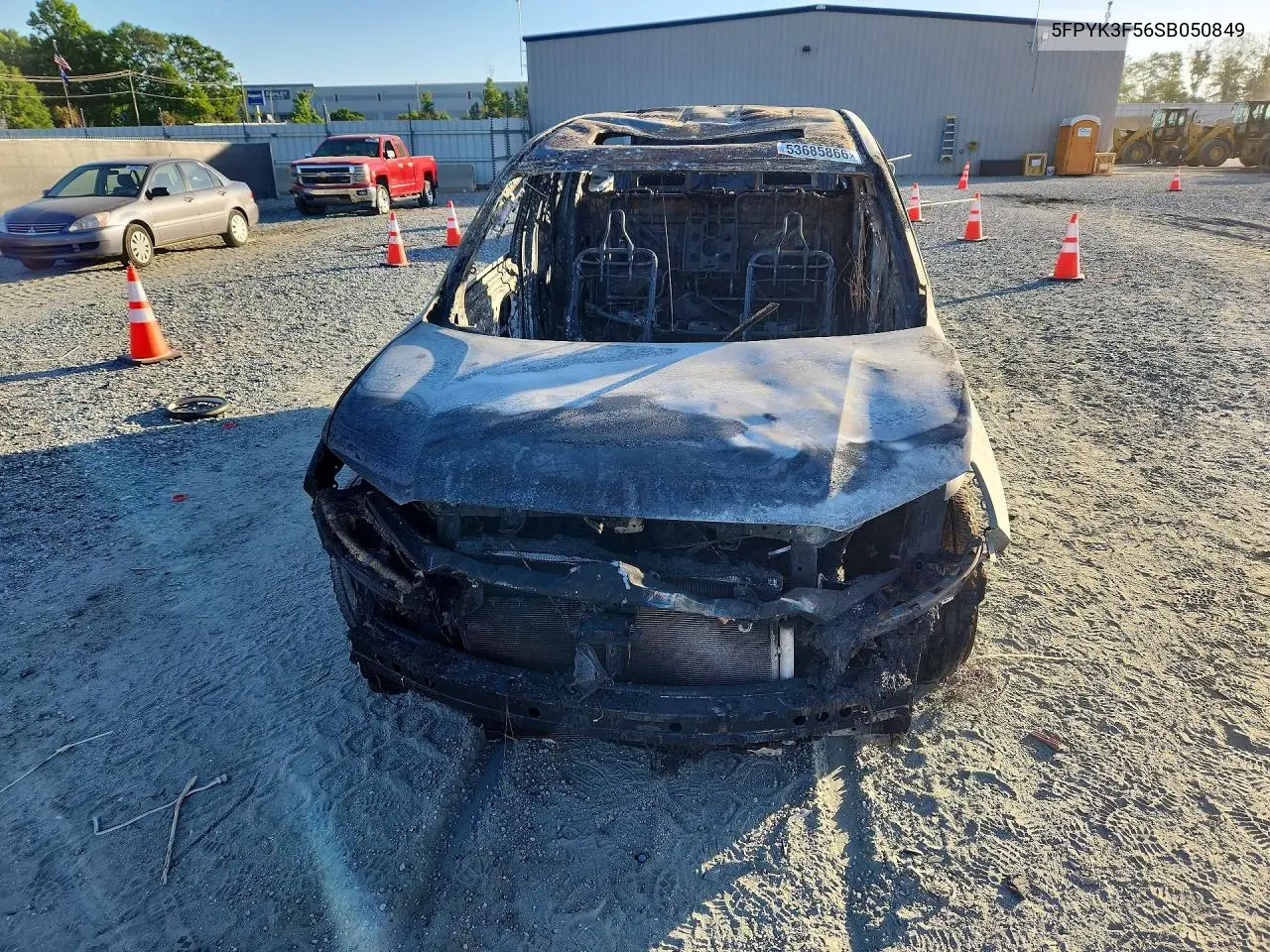 2025 Honda Ridgeline Rtl VIN: 5FPYK3F56SB050849 Lot: 53685866