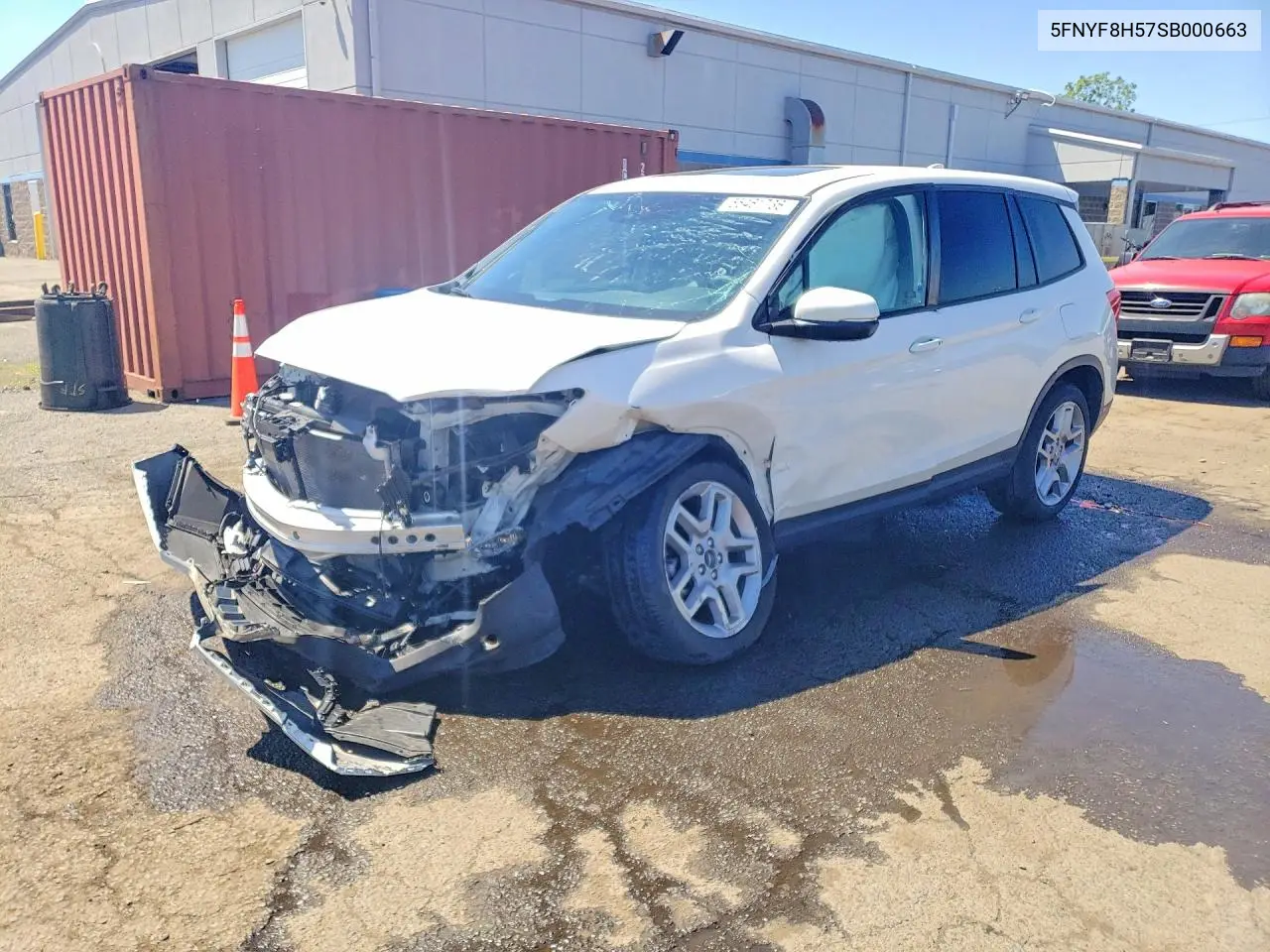 2025 Honda Passport Exl VIN: 5FNYF8H57SB000663 Lot: 55461736