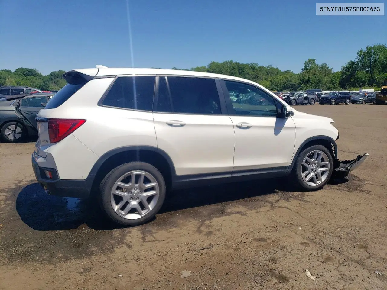 2025 Honda Passport Exl VIN: 5FNYF8H57SB000663 Lot: 55461736