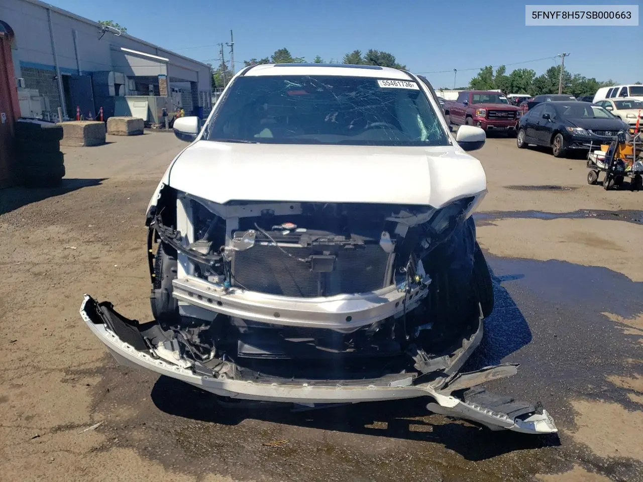 2025 Honda Passport Exl VIN: 5FNYF8H57SB000663 Lot: 55461736