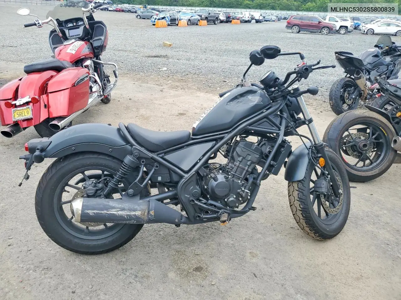 2025 Honda Cmx300 VIN: MLHNC5302S5800839 Lot: 55690216