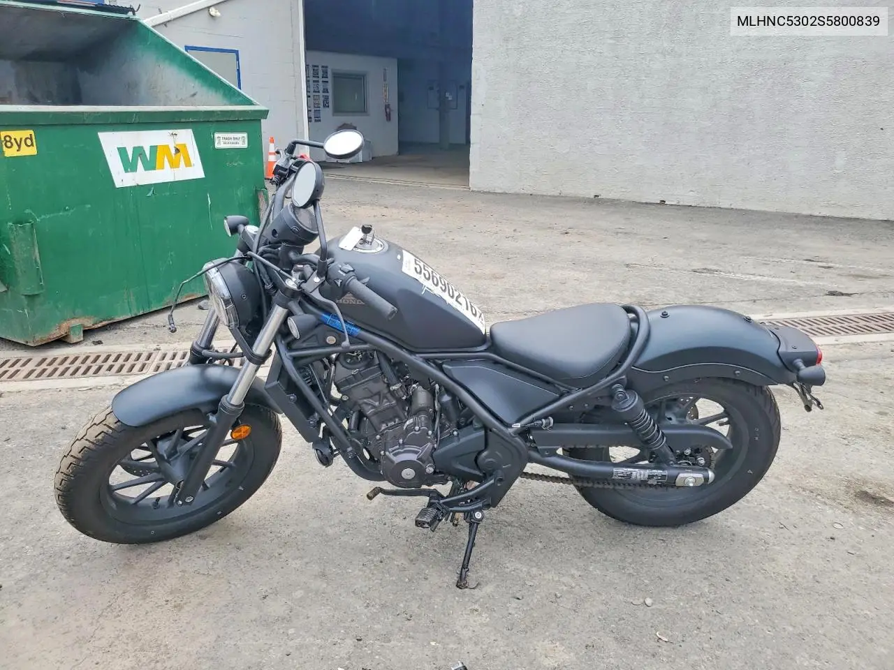 2025 Honda Cmx300 VIN: MLHNC5302S5800839 Lot: 55690216