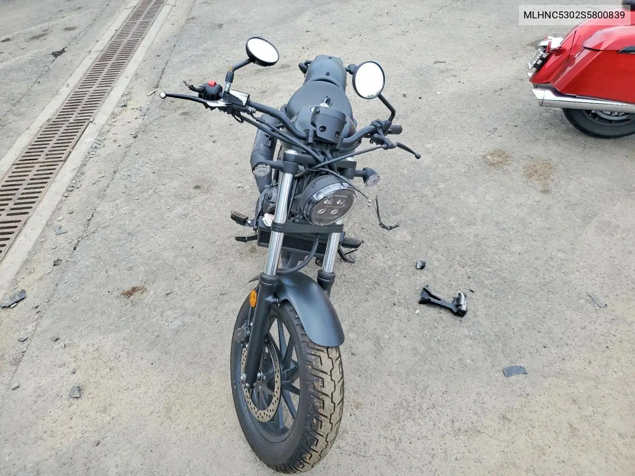 2025 Honda Cmx300 VIN: MLHNC5302S5800839 Lot: 55690216