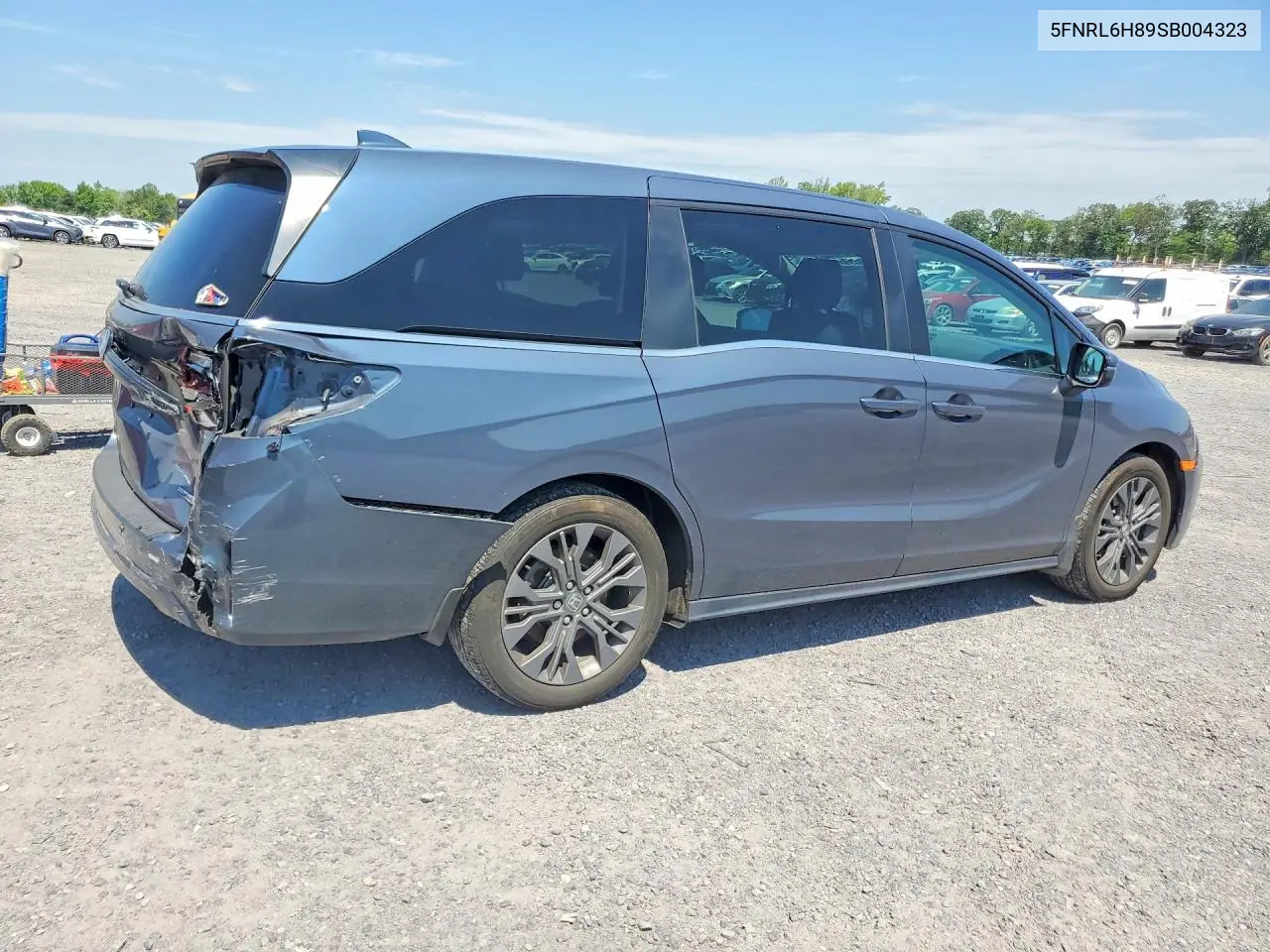 2025 Honda Odyssey Touring VIN: 5FNRL6H89SB004323 Lot: 56225876