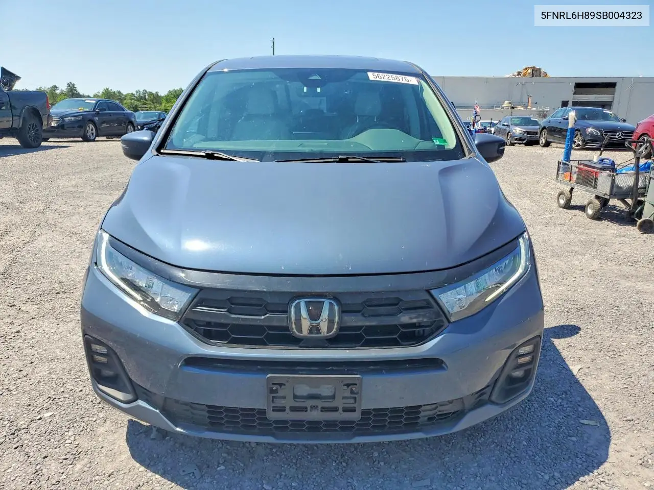 2025 Honda Odyssey Touring VIN: 5FNRL6H89SB004323 Lot: 56225876
