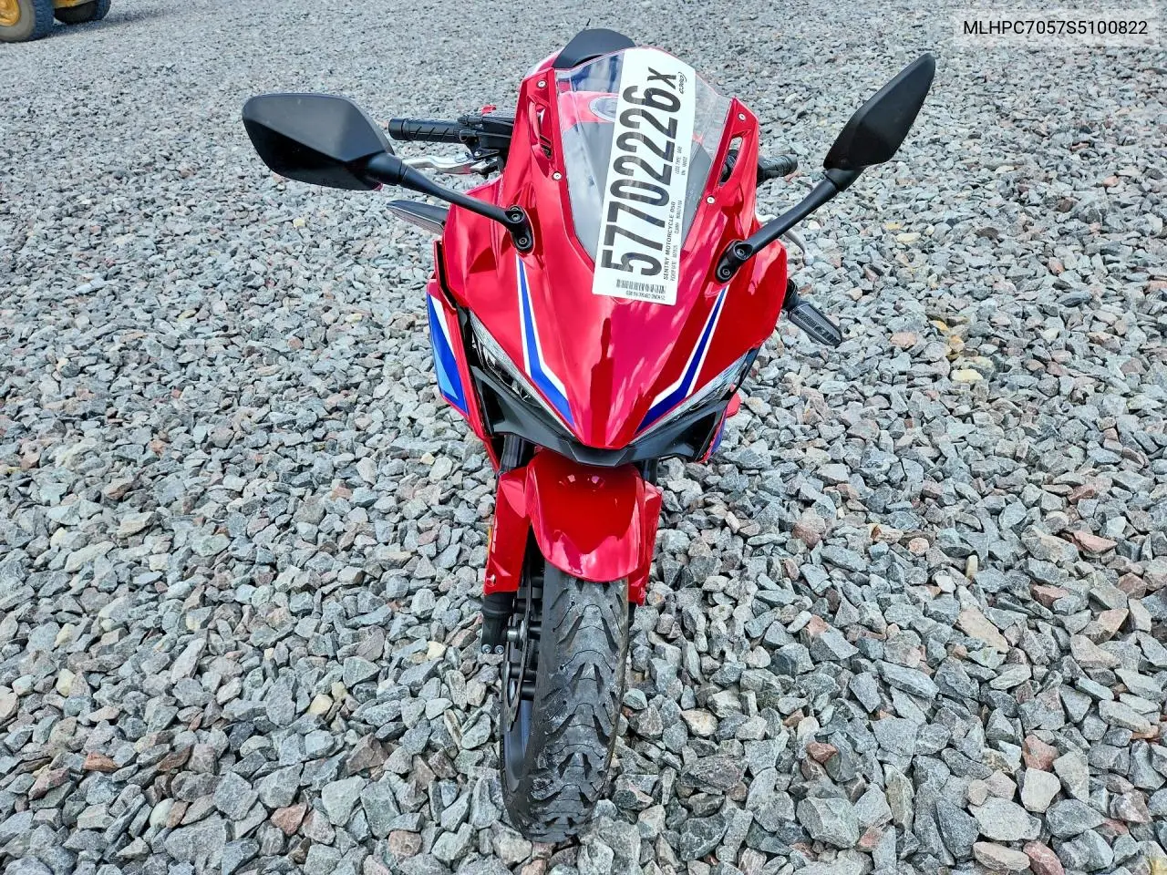 2025 Honda Cbr500 Ra VIN: MLHPC7057S5100822 Lot: 57702226