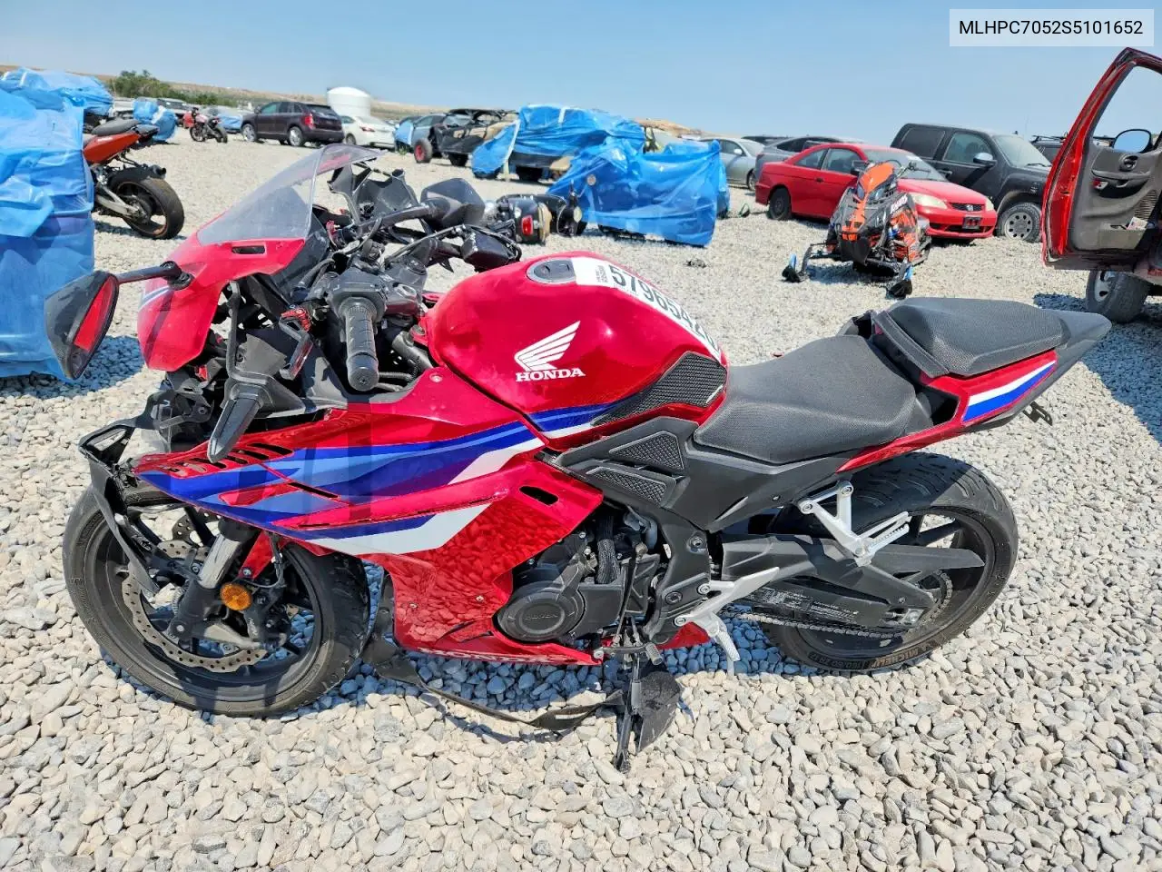 2025 Honda Cbr500 Ra VIN: MLHPC7052S5101652 Lot: 57965426