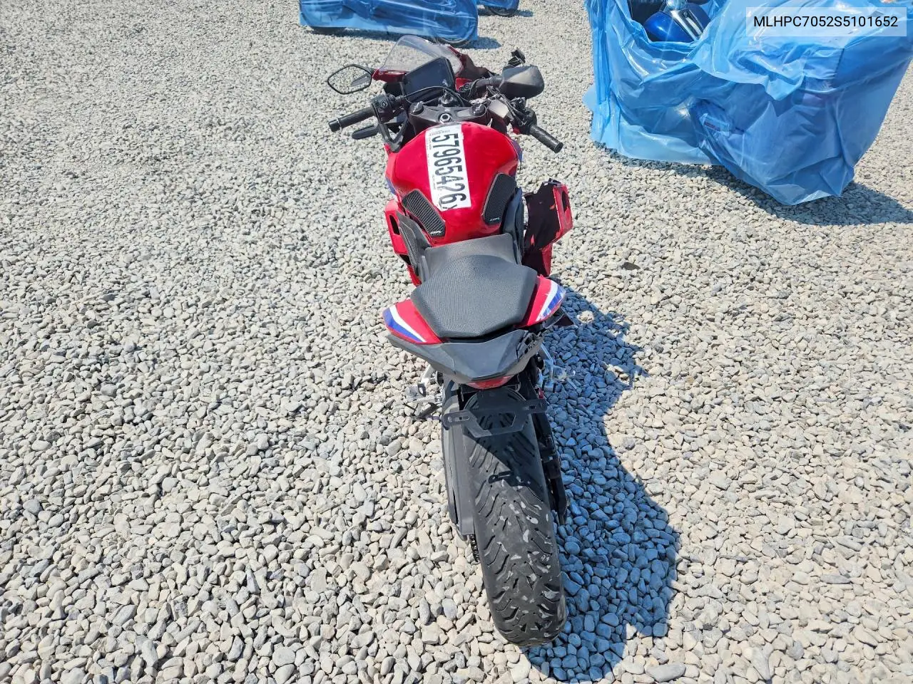 2025 Honda Cbr500 Ra VIN: MLHPC7052S5101652 Lot: 57965426