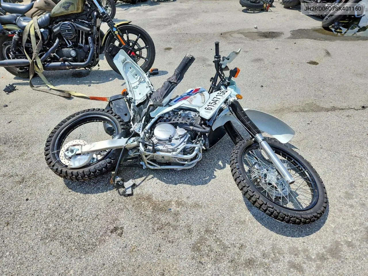 2025 Honda Xr650 L VIN: JH2RD0607SK401160 Lot: 61547156