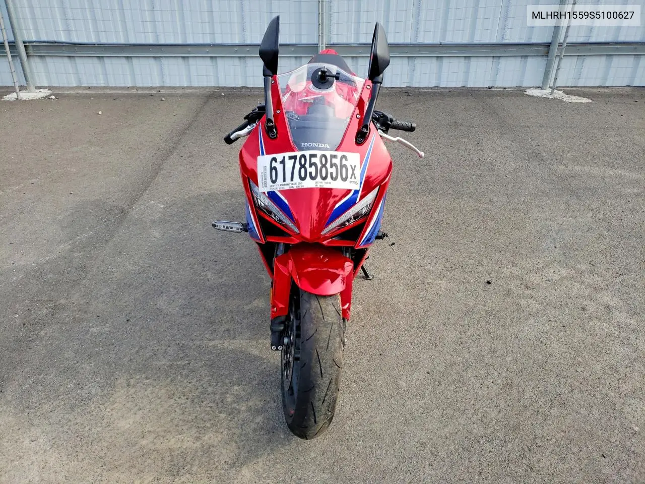 2025 Honda Cbr650 R VIN: MLHRH1559S5100627 Lot: 61785856