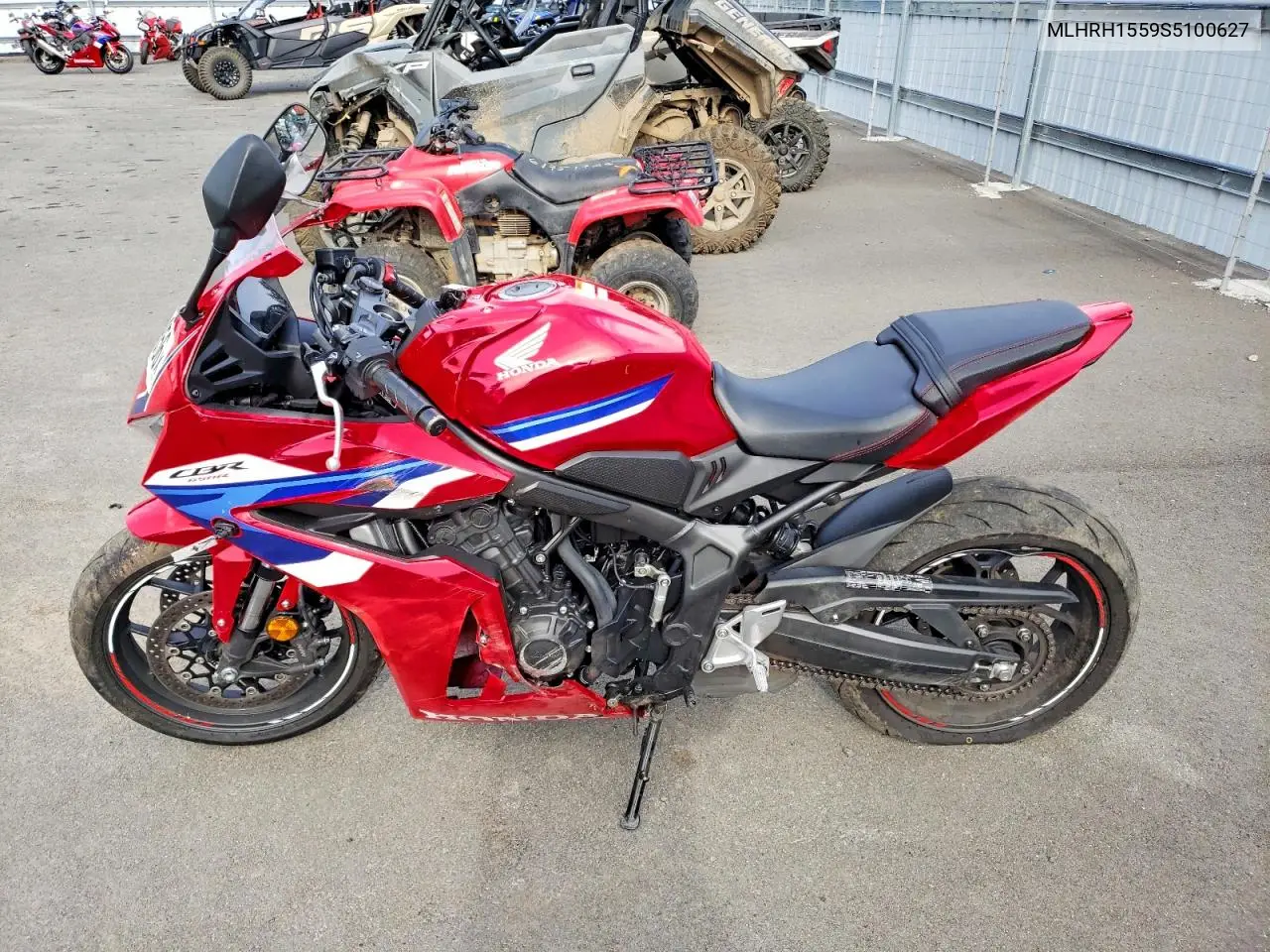 2025 Honda Cbr650 R VIN: MLHRH1559S5100627 Lot: 61785856